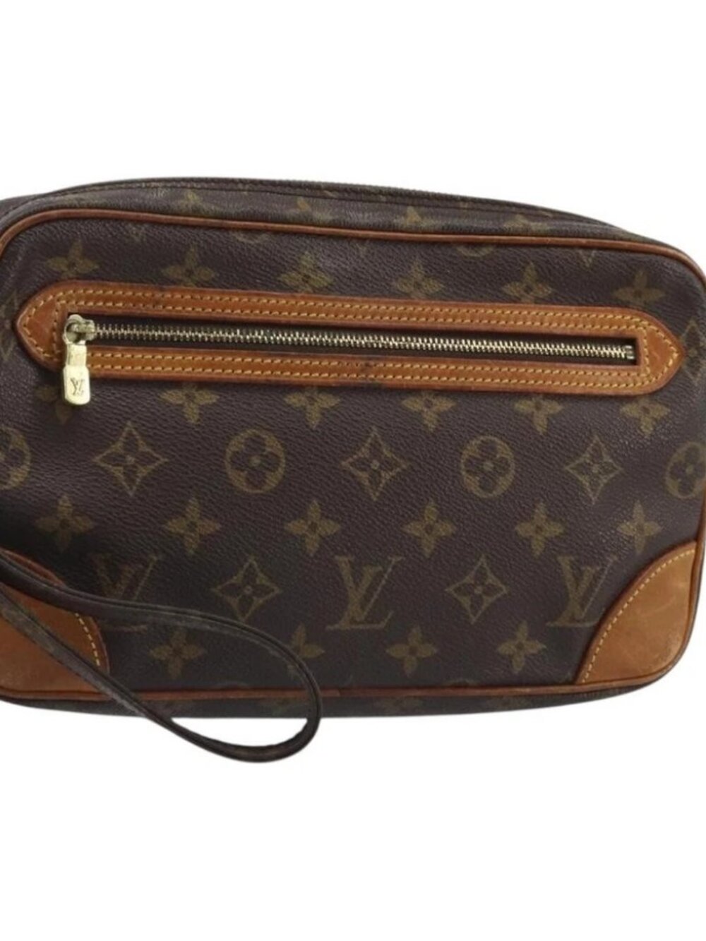 LOUIS VUITTON Monogram Marly Dragonne GM Clutch Bag